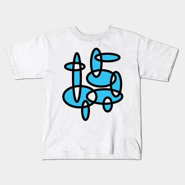 elliptical design -03- Kids T-Shirt by issabild